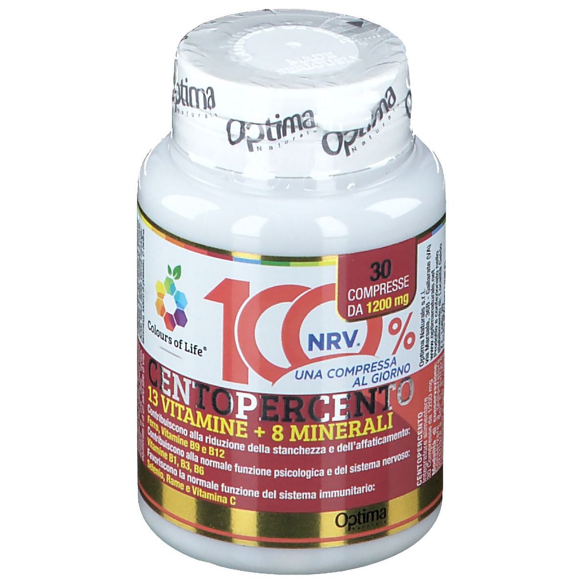 Colours Of Life Centopercento 30 Compresse 1200 Mg