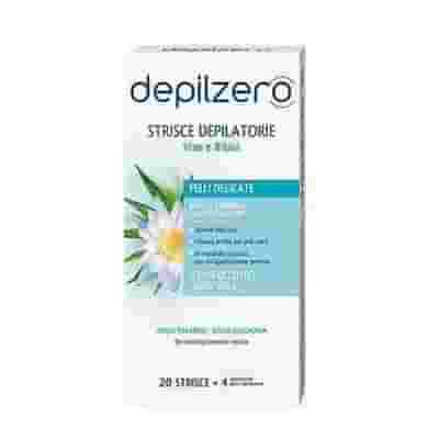 DEPILZERO STRISCE VISO E BIKINI 20 PEZZI