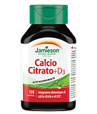 JAMIESON CALCIO CITRATO + VITAMINA D3 120 COMPRESSE