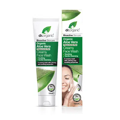 DR ORGANIC ALOE VERA FACE WASH DETERGENTE VISO 150 ML DR ORGANIC ALOE VERA FACE WASH DETERGENTE VISO 150 ML