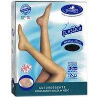 SAUBER CLASSICO AUTOREGGENTE MAGLIA LISCIA 140 NERO 4