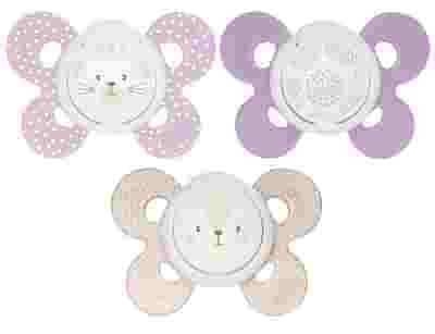 CHICCO SUCCHIETTO COMFORT GIRL IN SILICONE 6-16 MESI 2 PEZZI