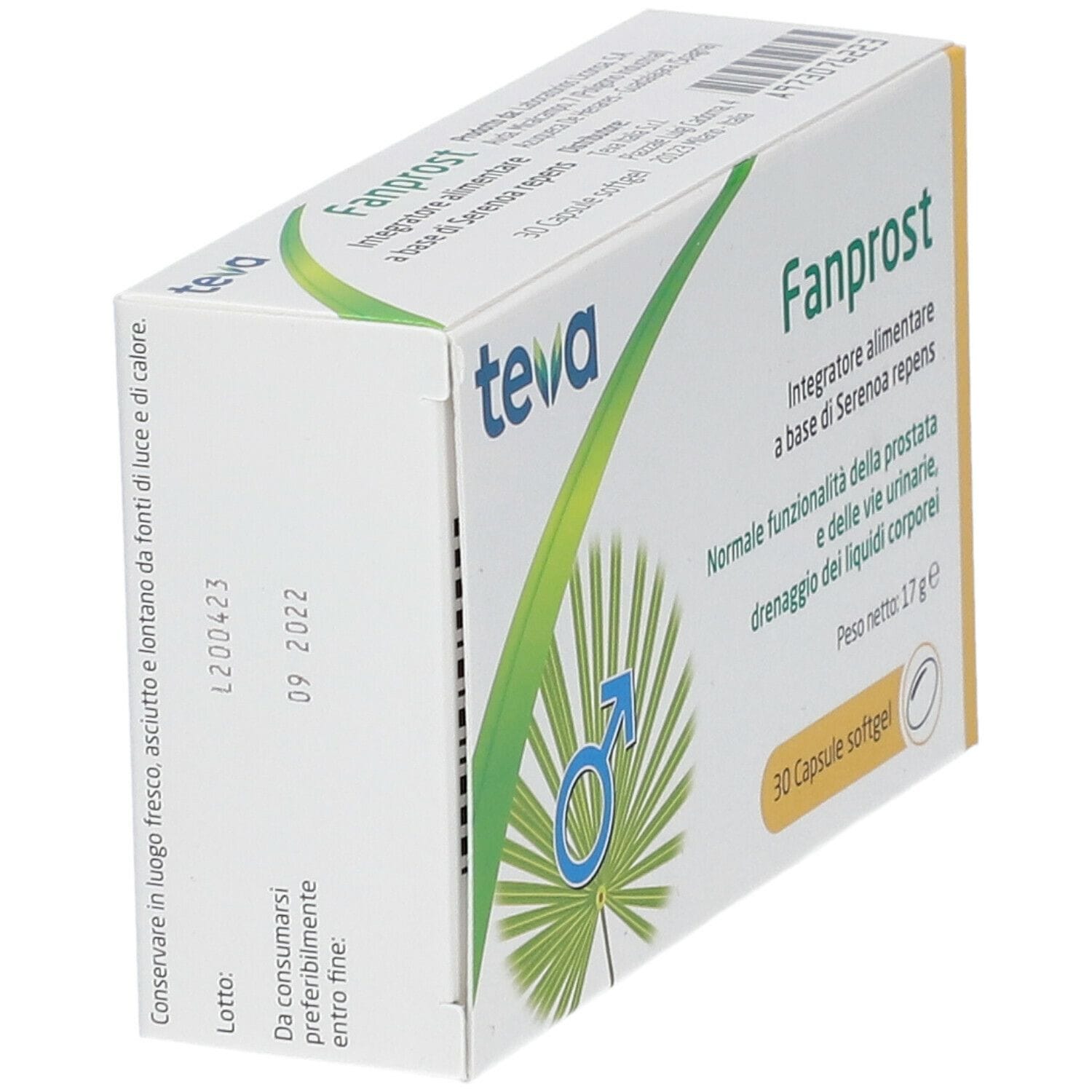 FANPROST TEVA 30 CAPSULE SOFTGEL