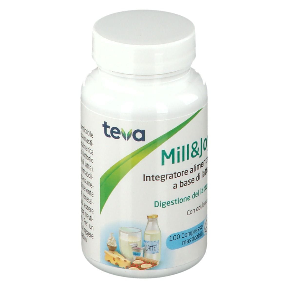 MILL&JOY TEVA A BASEDI LATTASI 100 COMPRESSE MASTICABILI