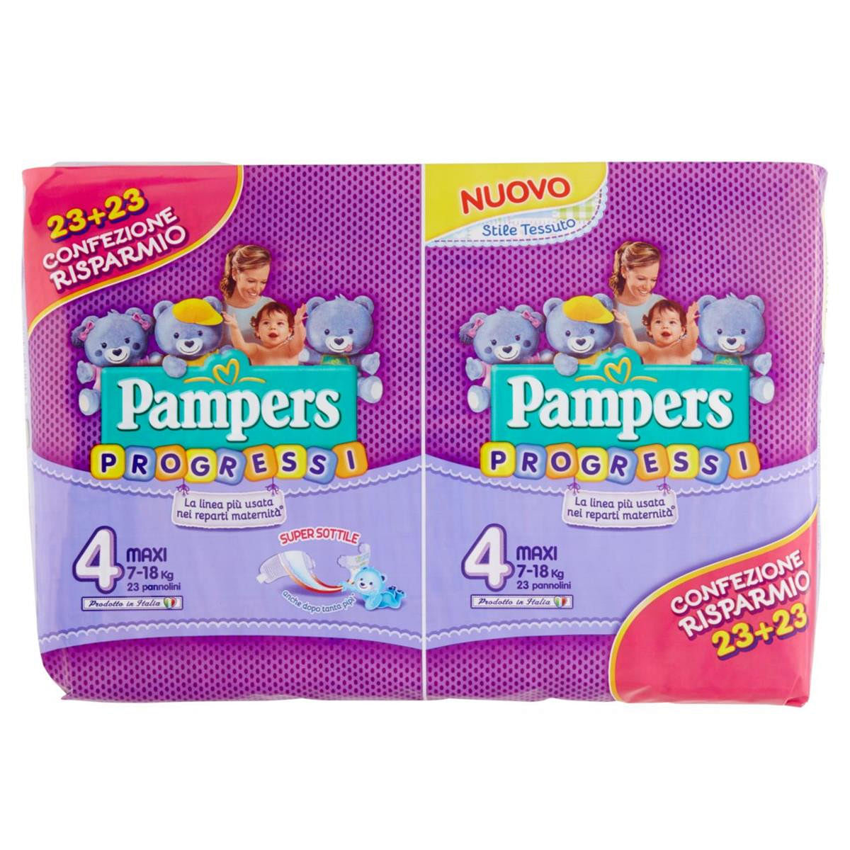 Pampers Progressi Maxi 46 Pezzi