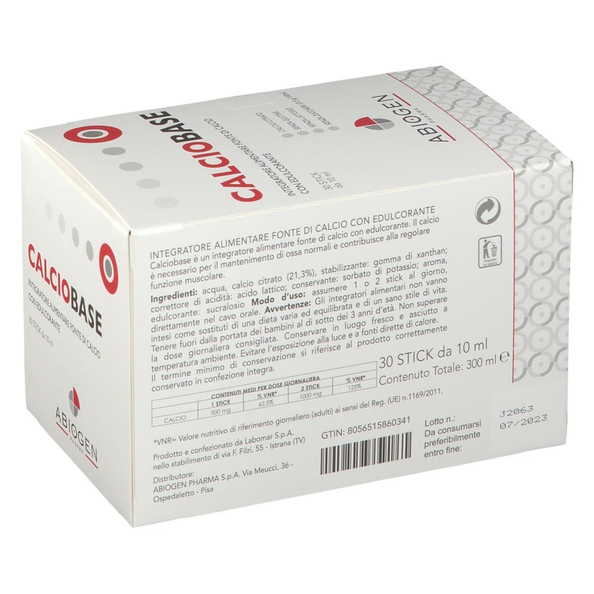 CALCIOBASE 30 STICK DA 10 ML