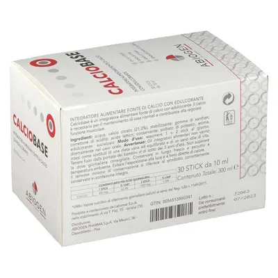 CALCIOBASE 30 STICK DA 10 ML CALCIOBASE 30 STICK DA 10 ML