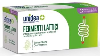 Unidea Fermenti Lattici 12 Flaconcini 10 Ml