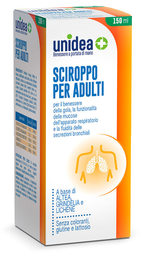 UNIDEA SCIROPPO PER ADULTI 150 ML