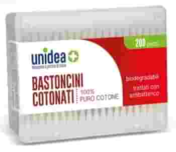 UNIDEA BASTONCINI COTONATI 200 PEZZI