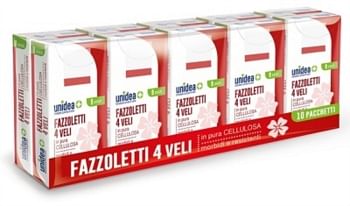 Unidea Fazzoletti 10 Pacchetti 9 Pezzi