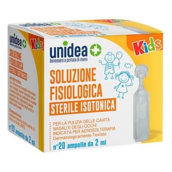 Soluzione Fisiologica Unidea 20 Ampolle Da 2 Ml