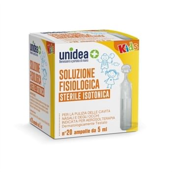 Soluzione Fisiologica Unidea 20 Ampolle Da 5 Ml