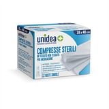 GARZA COMPRESSA UNIDEA IN TESSUTO NON TESSUTO 18X40 12 PEZZI