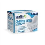 GARZA COMPRESSA UNIDEA IN TESSUTO NON TESSUTO 36X40 12 PEZZI