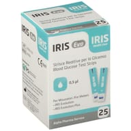 STRISCE REATTIVE GLICEMIA IRIX VIVA 25 PEZZI