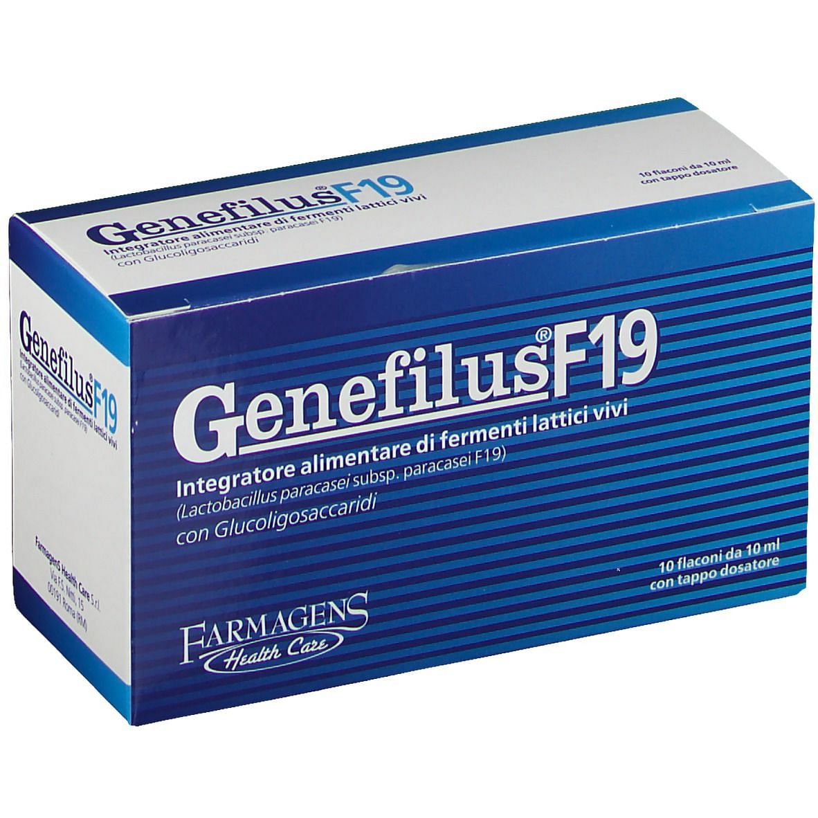 Genefilus F19 10 Flaconi Da 10 Ml