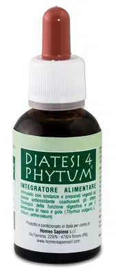 DIATESI 4 PHYTUM GOCCE 30 ML DIATESI 4 PHYTUM GOCCE 30 ML