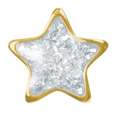 STAR GLITTER WHITE GOLD PLATED ARTICOLO 220 STAR GLITTER WHITE GOLD PLATED ARTICOLO 220