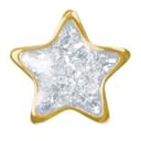 STAR GLITTER WHITE GOLD PLATED ARTICOLO 220