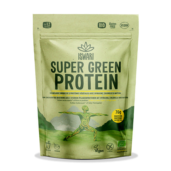 SUPER GREEN PROTEIN BIO 250 G ISWARI