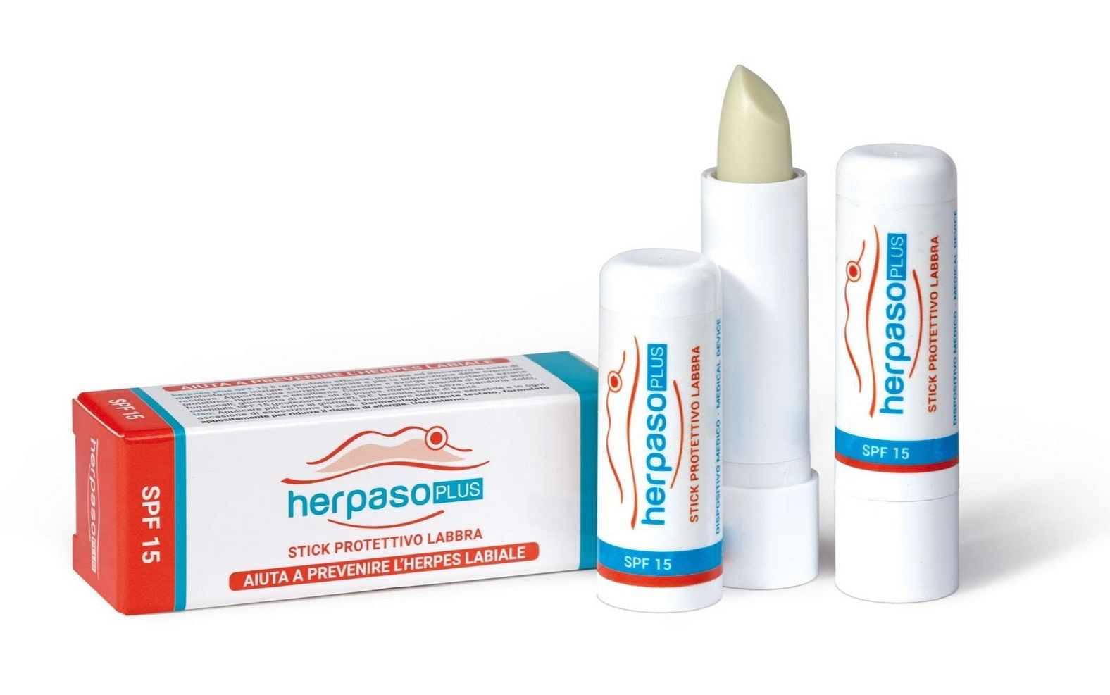 Herpaso Plus Spf15 Stick Protettivo Labbra