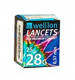 LANCETTE PUNGIDITO WELLION LANCET GAUGE 28 25 PEZZI
