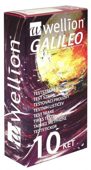 Strisce Misurazione Chetonemia Wellion Galileo Strips 10 Pezzi