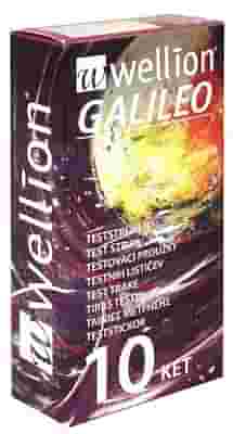 STRISCE MISURAZIONE CHETONEMIA WELLION GALILEO STRIPS 10 PEZZI