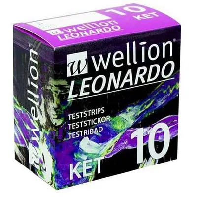 STRISCE MISURAZIONE CHETONEMIA WELLION LEONARDO STRIPS 10 PEZZI STRISCE MISURAZIONE CHETONEMIA WELLION LEONARDO STRIPS 10 PEZZI