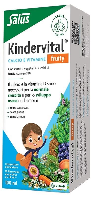 Kindervital Fruity 10 Flaconcini Da 10 Ml