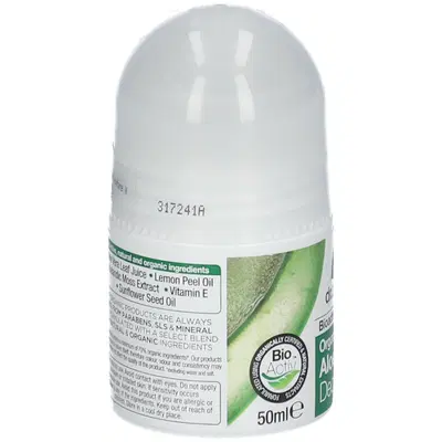 DR ORGANIC ALOE DEODORANT DEODORANTE 50 G DR ORGANIC ALOE DEODORANT DEODORANTE 50 G