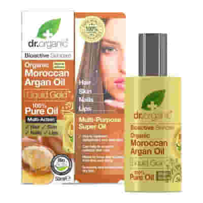 DR ORGANIC ARGAN 100% PURE OIL OLIO PURO 50 G