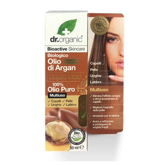 Dr Organic Argan 100% Pure Oil Olio Puro 50 G