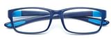 OCCHIALE DA LETTURA PREMONTATO SILVER AUSTIN BLU +2,00