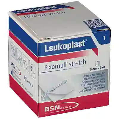 FASCIA AUTOADESIVA IPOALLERGENICA FIXOMULL STRETCH PER FISSAGGIO CATETERI M 5 X 5 CM