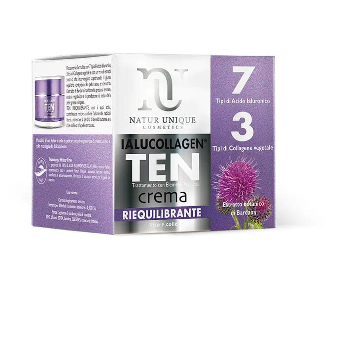 NATUR UNIQUE IALUCOLLAGEN TEN CREAM VISO RIEQUILIBRANTE MISTE 50 ML