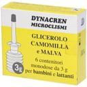 DYNACREN MICROCLISMI CAMOMILLA E MALVA 6 PEZZI DA 3 G PER BAMBINI E LATTANTI