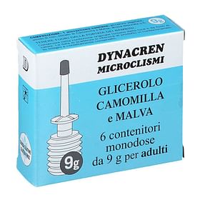 Dynacren Microclismi Camomilla E Malva 6 Pezzi Da 9 G Per Adulti