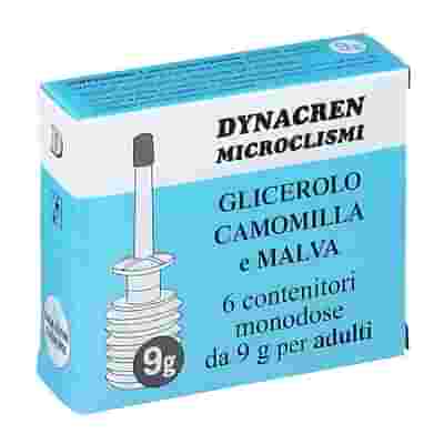 DYNACREN MICROCLISMI CAMOMILLA E MALVA 6 PEZZI DA 9 G PER ADULTI