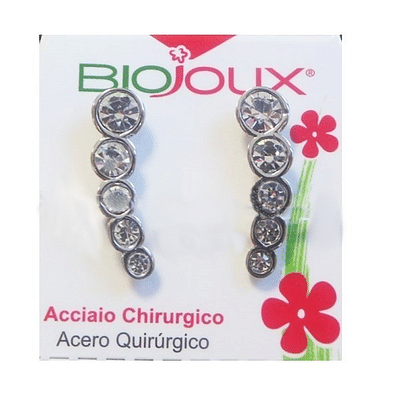 BJT952 ORECCHINI EAR CUFF 5 STAINLESS STEEL