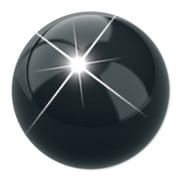 PRE ORECCHINO PALLINA NERA 4MM