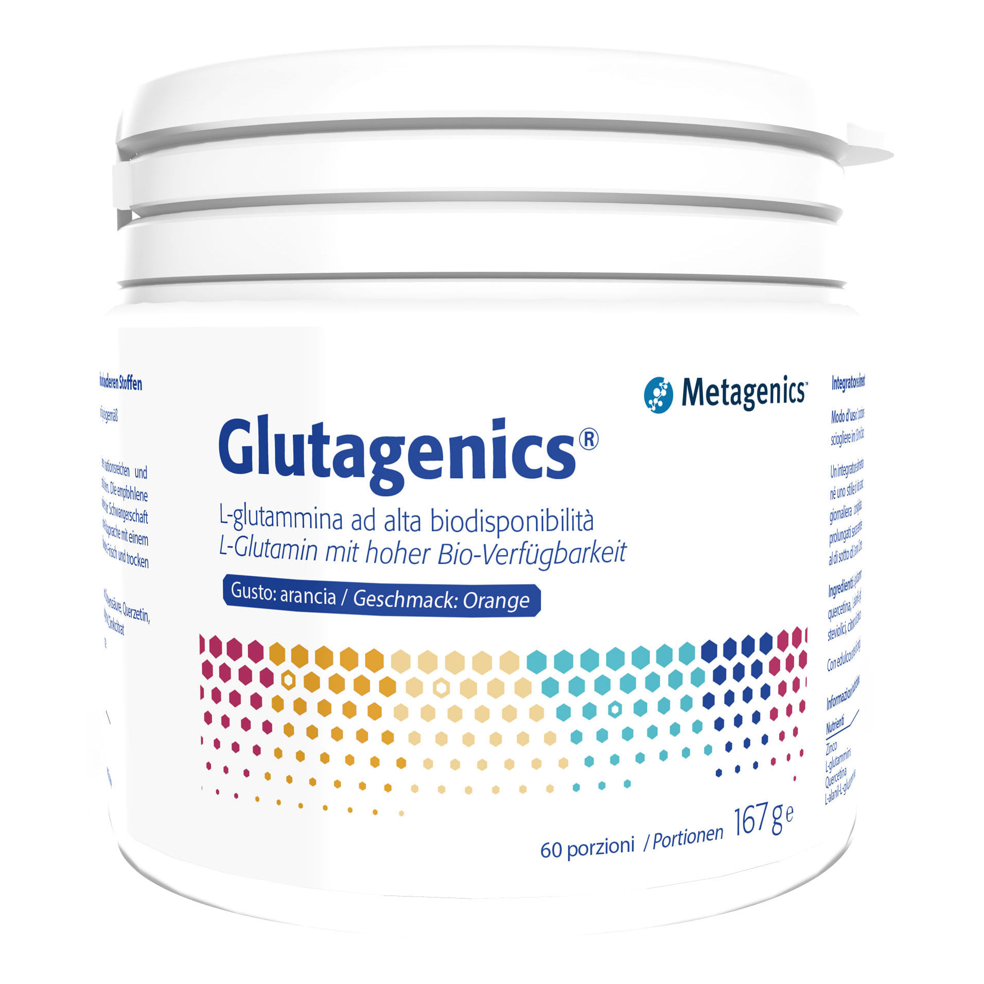 GLUTAGENICS 166 G GUSTO ARANCIA