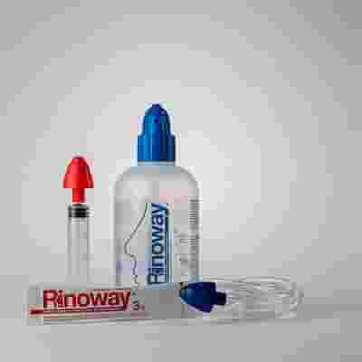 RINOWAY DOCCIA PER IRRIGAZIONE NASALE + 15 SALI IPERTONICI