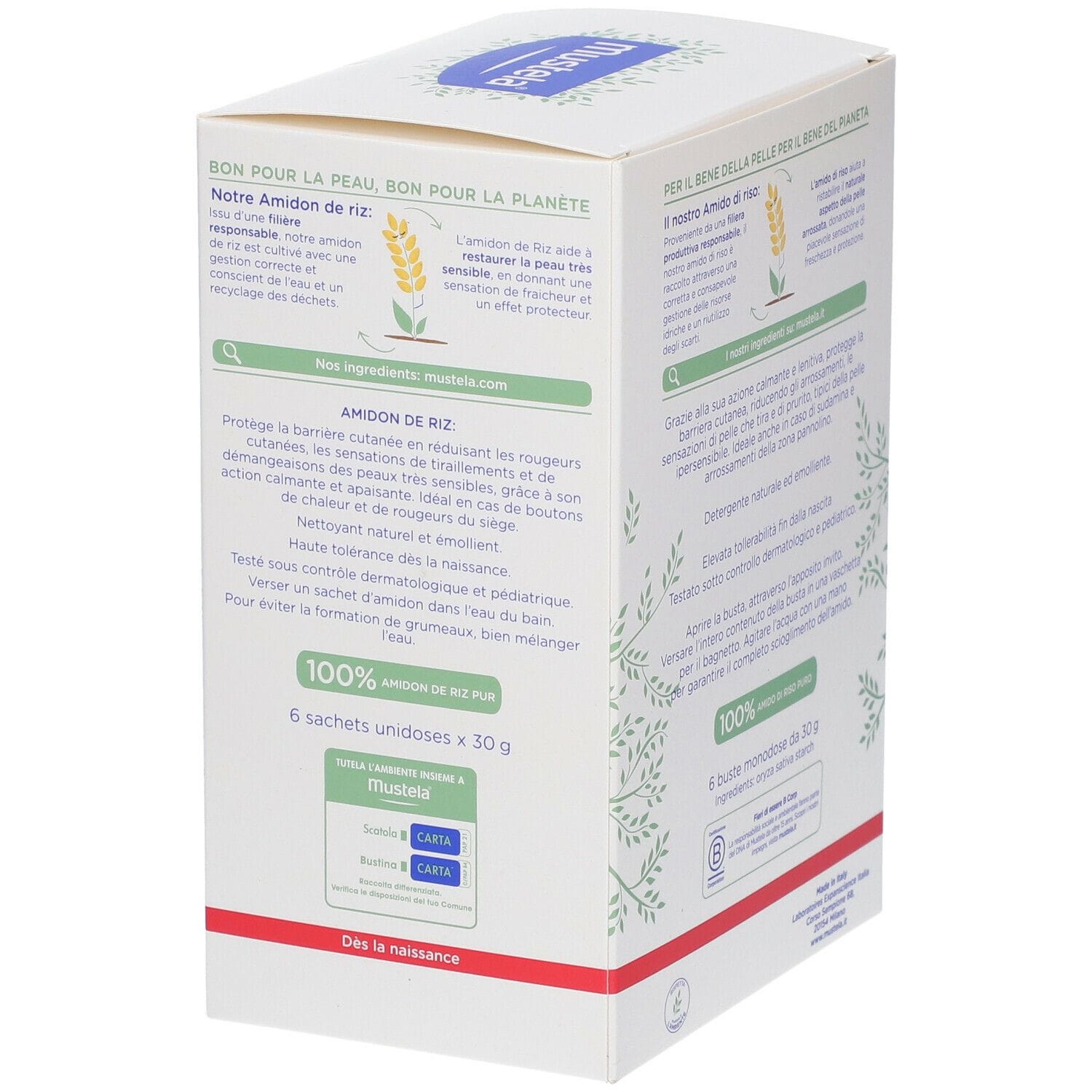 MUSTELA AMIDO DI RISO 180 G