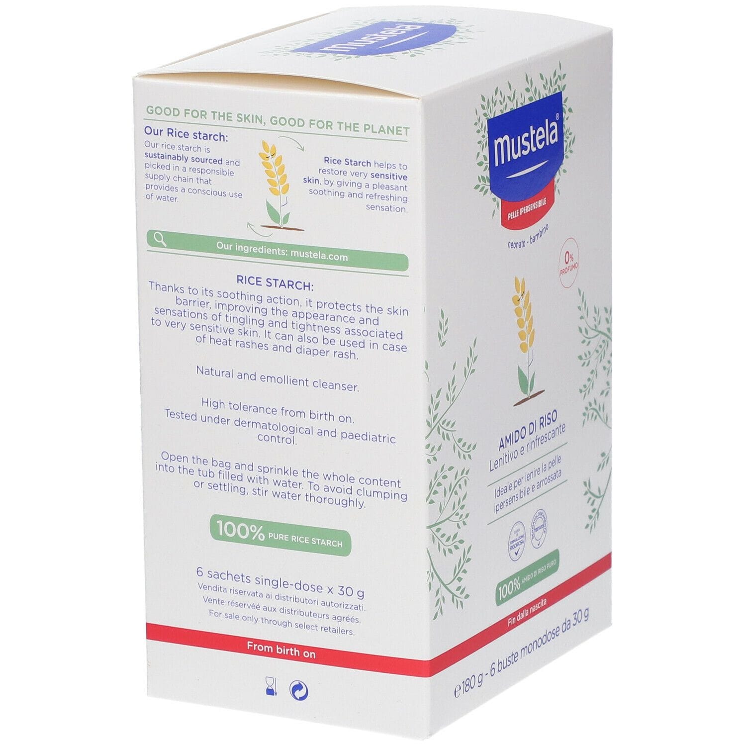 MUSTELA AMIDO DI RISO 180 G