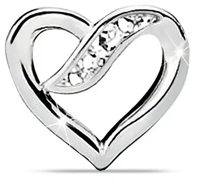 ORECCHINO CUORE CRISTALLI ORECCHINO CUORE CRISTALLI