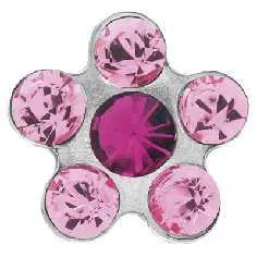 DAISY LIGHT ROSE & FUCSIA ORECCHINO DAISY LIGHT ROSE & FUCSIA ORECCHINO
