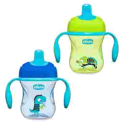 CHICCO TAZZA TRAINING AZZURRA 6 MESI