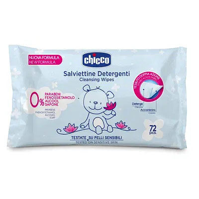CHICCO COSMESI SALVIETT 72 PEZZI SENZA PLAQ CHICCO COSMESI SALVIETT 72 PEZZI SENZA PLAQ